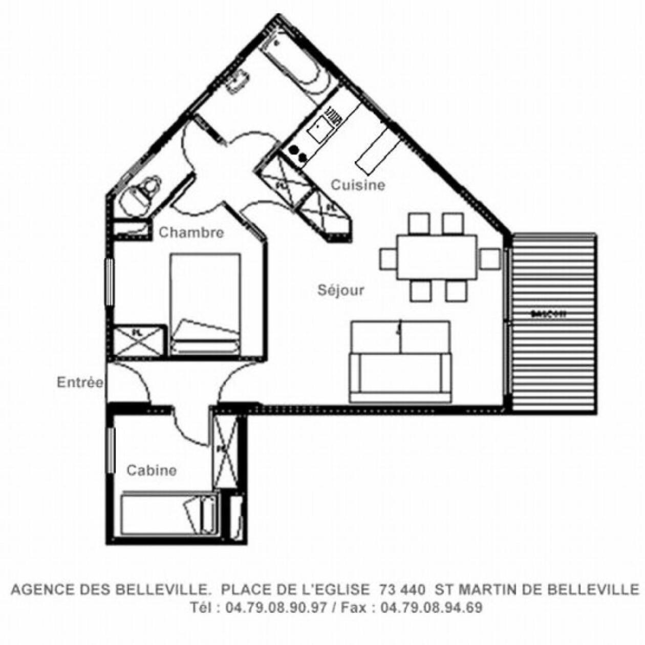 Residence Balcons De Tougnette - Appartement Lumineux Et Agreable - Proche Des Pistes - Balcon Mae-0354 Saint-Martin-de-Belleville Exterior foto